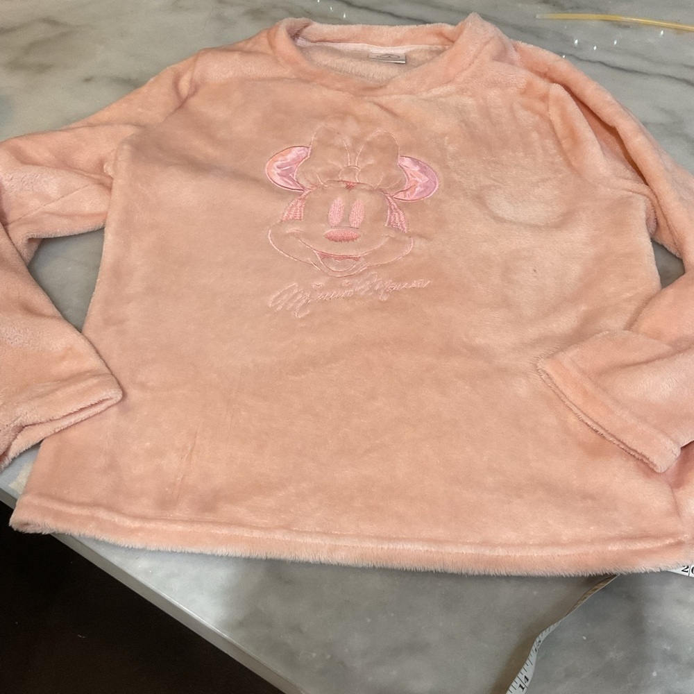 Disney Light Pink Minnie Mouse Pajama Top
